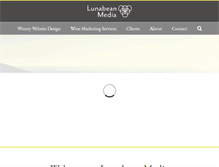 Tablet Screenshot of lunabeanmedia.com
